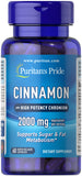 Puritan's Pride Cinnamon Complex with High Potency Chromium 2000 mg / 60 Capsules / Item #015061