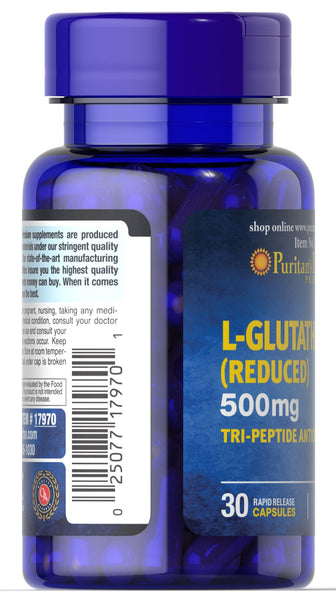 puritan's pride l glutathione review Puritan's Pride L-Glutathione 500 mg / 30 Capsules / Item #017970 – Puritan's  Pride Singapore
