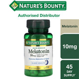 Nature's Bounty Melatonin 10 mg Quick Dissolve, 45 tablets, Drug-Free Sleep Aid