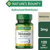 Nature's Bounty, Melatonin Sleep Aid Tablets, Natural Cherry, 3 mg, 120 Quick Dissolve Tablets