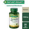 Nature's Bounty Turmeric with Black Pepper Extract, Supports Antioxidant Health, 1000mg, 60 Capsules