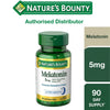 Nature's Bounty Melatonin 5mg 90softgel, 100% Drug Free Sleep Aid, Promotes Relaxation, Sleep Health
