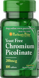 Chromium Picolinate 200 mcg Yeast Free