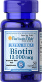 Puritan's Pride Biotin 10,000 mcg / 50 Softgels / Item #051463 - Puritan's Pride Singapore
