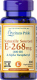 Puritan's Pride Vitamin E-400 iu 100% Natural 400 IU / 100 Softgels / Item #000540