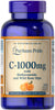 Puritan's Pride Vitamin C-1000 mg with Bioflavonoids & Rose Hips 1000 mg / 250 Caplets / Item #000693
