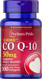 Puritan's Pride Q-SORB™ Co Q-10 50 mg / 100 Softgels / Item #002386