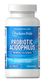 Puritan's Pride Probiotic Acidophilus 100 Tablets / Item #002610