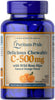 Puritan's Pride Chewable Vitamin C-500 mg with Rose Hips 500 mg / 90 Chewables / Item #003880