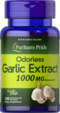 Puritan's Pride Odorless Garlic 1000 mg  / 100 Softgels / Item #005531
