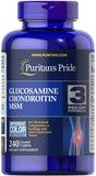 Puritan's Pride Double Strength Glucosamine, Chondroitin & MSM Joint Soother® 240 Caplets / Item #027814
