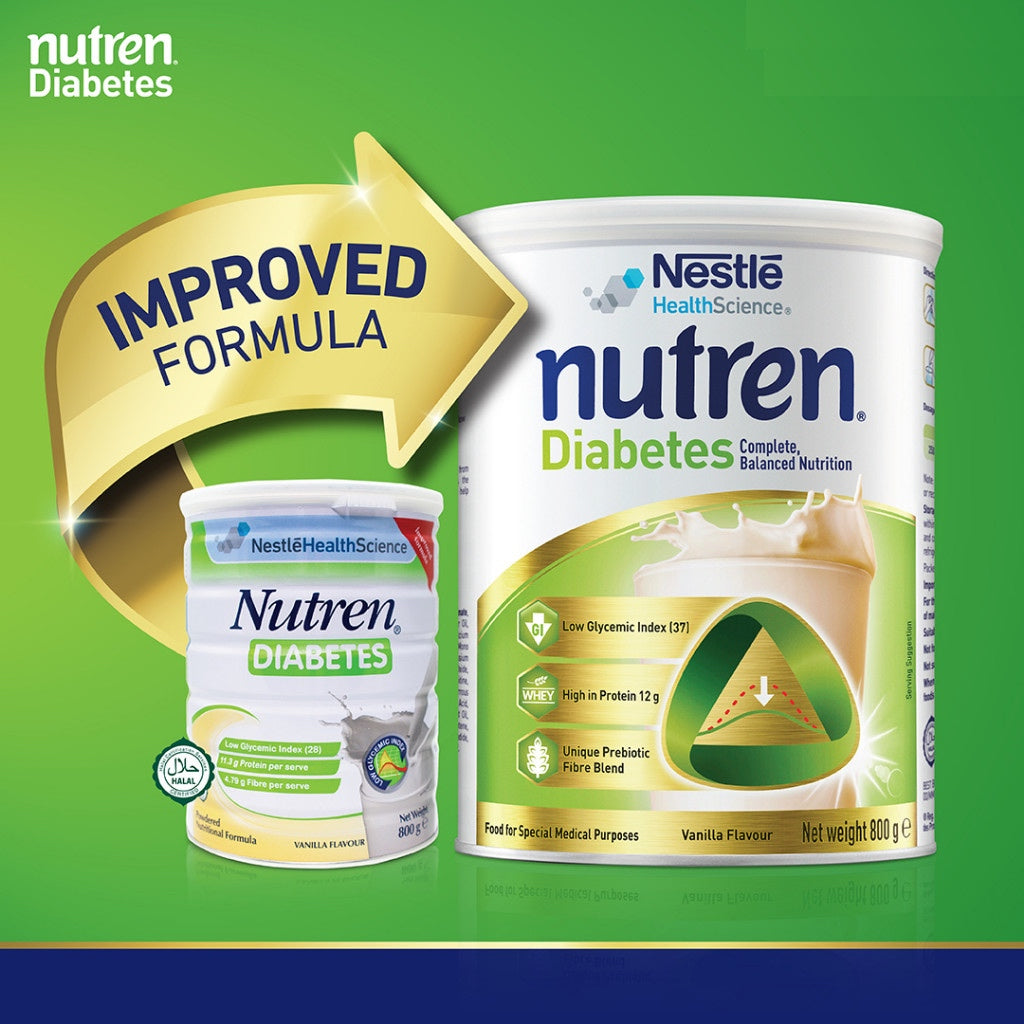 Diabetic Powder Nestle Nutren Diabetes Powder 800g – Puritan's Pride Singapore