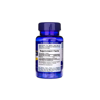 Puritan's Pride Melatonin 1 mg Item #002832