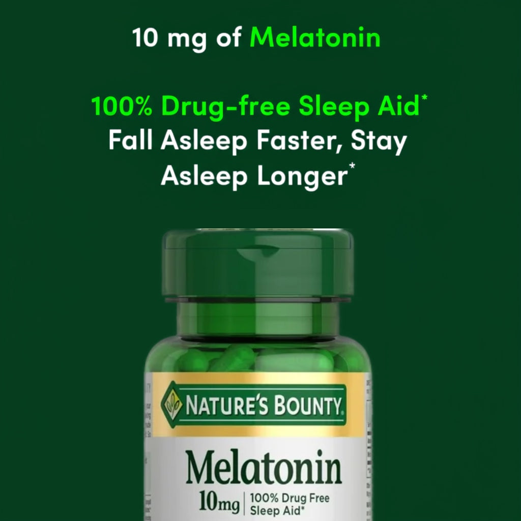 Puritan's Pride Melatonin 10 mg / 60 Capsules / Item #019491