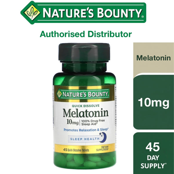 Puritan's Pride Melatonin 10 mg / 60 Capsules / Item #019491