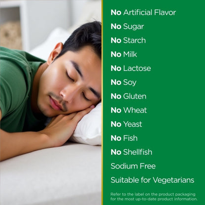 Nature's Bounty, Melatonin Sleep Aid Tablets, Natural Cherry, 3 mg, 120 Quick Dissolve Tablets