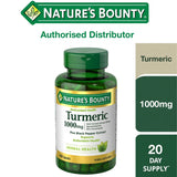 Nature's Bounty Turmeric with Black Pepper Extract, Supports Antioxidant Health, 1000mg, 60 Capsules