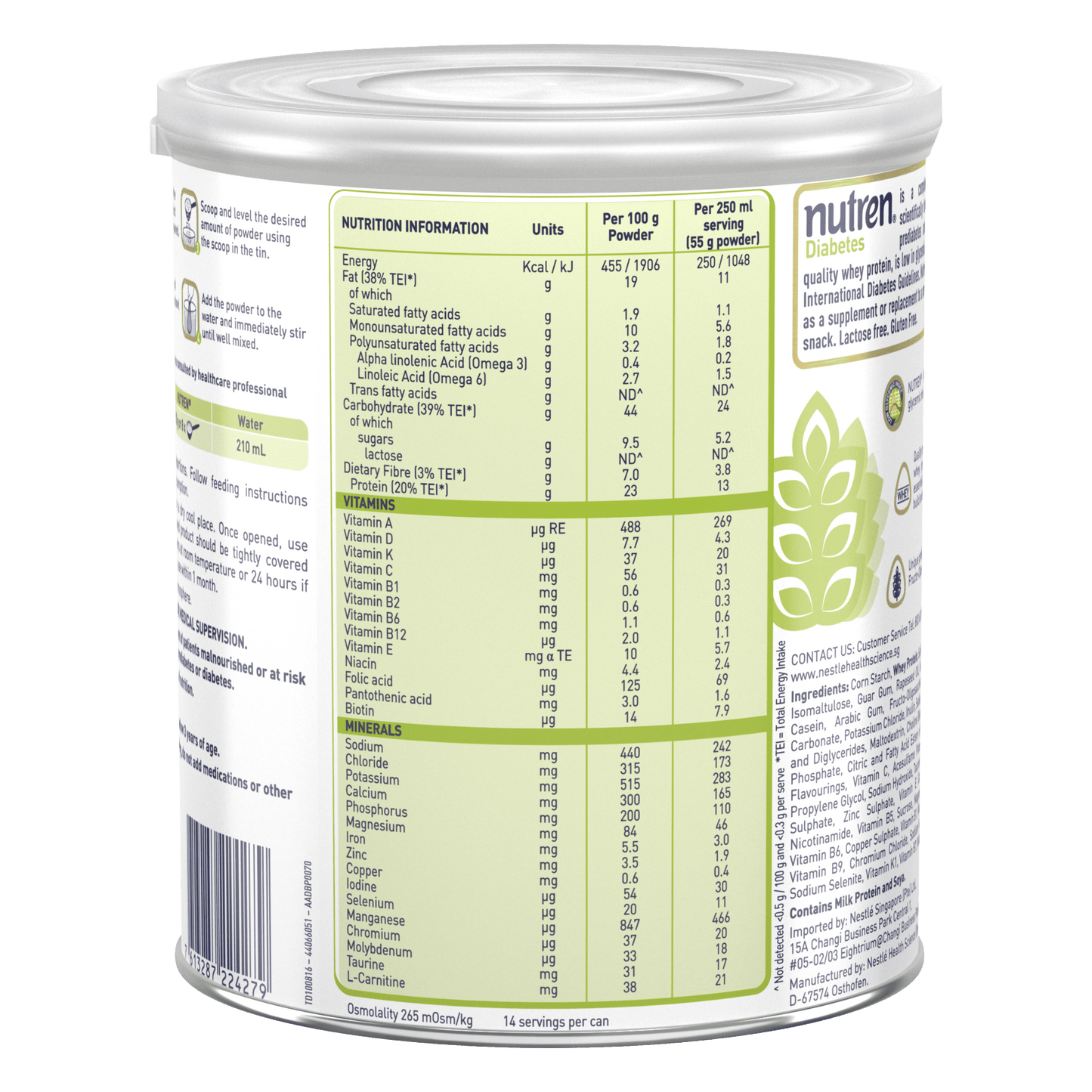 Nestle Nutren Diabetes Powder 800g