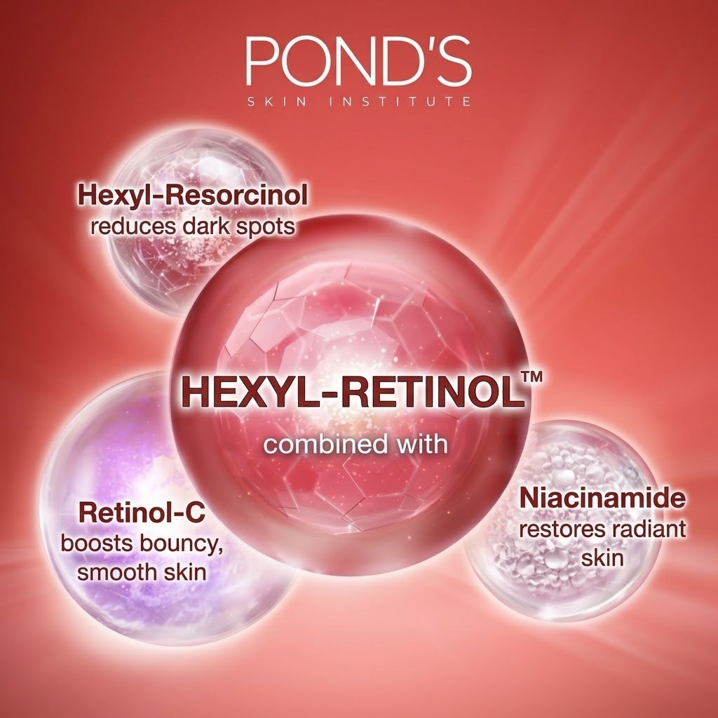 PONDS Age Miracle Ultimate Youth Day Cream SPF18 / Night Cream 45g Hexyl Retinol Anti Aging