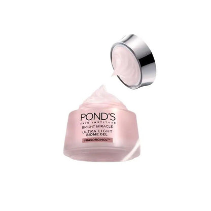 PONDS Bright Miracle Ultra Light Biome Gel 50g Niasorcinol Brightening Moisturizer Prebiotics