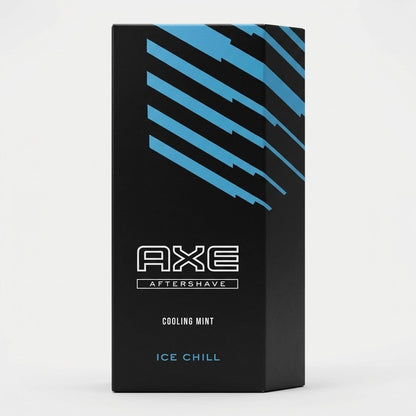 AXE Ice Chill Cooling Mint Aftershave 100ml Men Post Shave Soothing Lotion Razor Burn Relief