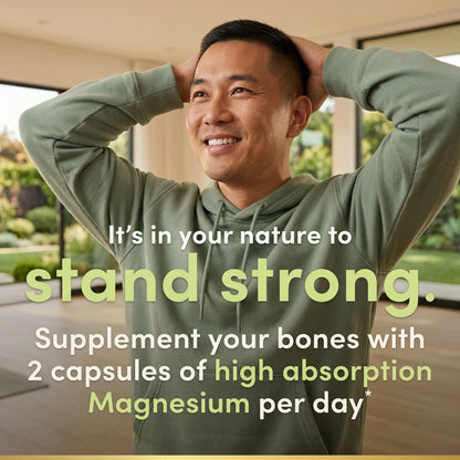 Nature's Bounty Magnesium Glycinate 120 Capsules High Absorption Muscle Recovery Deep Sleep Stress Relief Supplement