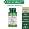 Nature’s Bounty Calcium Magnesium Zinc with Vitamin D3 – 100 Coated Caplets 💊