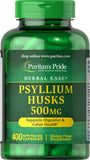 Puritan's Pride Psyllium Husks 500 mg / 400 Capsules / Item #003244 - Puritan's Pride Singapore
