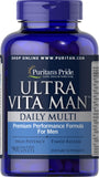 Puritan's Pride Ultra Vita Man™ Time Release 90 Caplets / Item #003894 - Puritan's Pride Singapore
