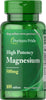 Puritan's Pride Magnesium 500 mg / 100 Tablets / Item #005535