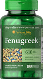 Puritan's Pride Fenugreek 610 mg / 100 Capsules / Item #006020 - Puritan's Pride Singapore
