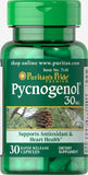 Puritan's Pride Pycnogenol® 30 mg / 30 Capsules / Item #007130