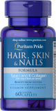 Puritan's Pride Hair, Skin & Nails Formula 60 Caplets / Item #007580 - Puritan's Pride Singapore
