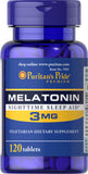 Puritan's Pride Melatonin 3 mg / 120 Tablets / Item #007903 - Puritan's Pride Singapore
