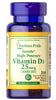 Puritan's Pride Vitamin D3 1000 IU / 200 Softgels / Item #015606