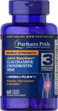 Puritan's Pride Double Strength Glucosamine, Chondroitin & MSM Joint Soother® 60 Caplets / Item #027810