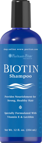 Puritan's Pride Biotin Shampoo 12 oz Shampoo / Item #051855 - Puritan's Pride Singapore
